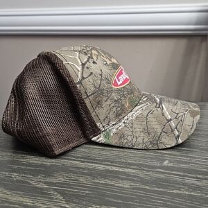 Real Tree Camouflage Ball Cap Hat With Land O' Frost Logo